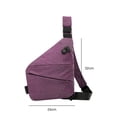 thumbnail image 2 of Bolsa Riñoneras informales para hombre bandolera Oxford ajustable accesorios para deportes al aire libre JShteea Para Estrenar, 2 of 7