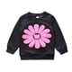 thumbnail image 3 of Sudadera Para Niños Pequeños Niños Bebés Niños Estampado De Margaritas Jersey Tops Pantalones De Pétalos Conjunto Trajes Negro Odeerbi  LM103-659, 3 of 7