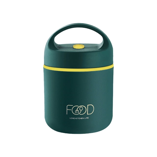 Stainless Steel Soup Mug with Handle 304 Stainless Steel Vacuum Insulated Portable Breakfast Cup for Hot or Cold Milk Soup 10 oz