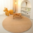thumbnail image 4 of 100cm Round Rug Thick Carpet Mat for Home Office Floor Protector Under Computer Chair, Soft Circle Rug for Living Room Study Cloakroom - Size 100cm (Packaging Fee Included), 4 of 8