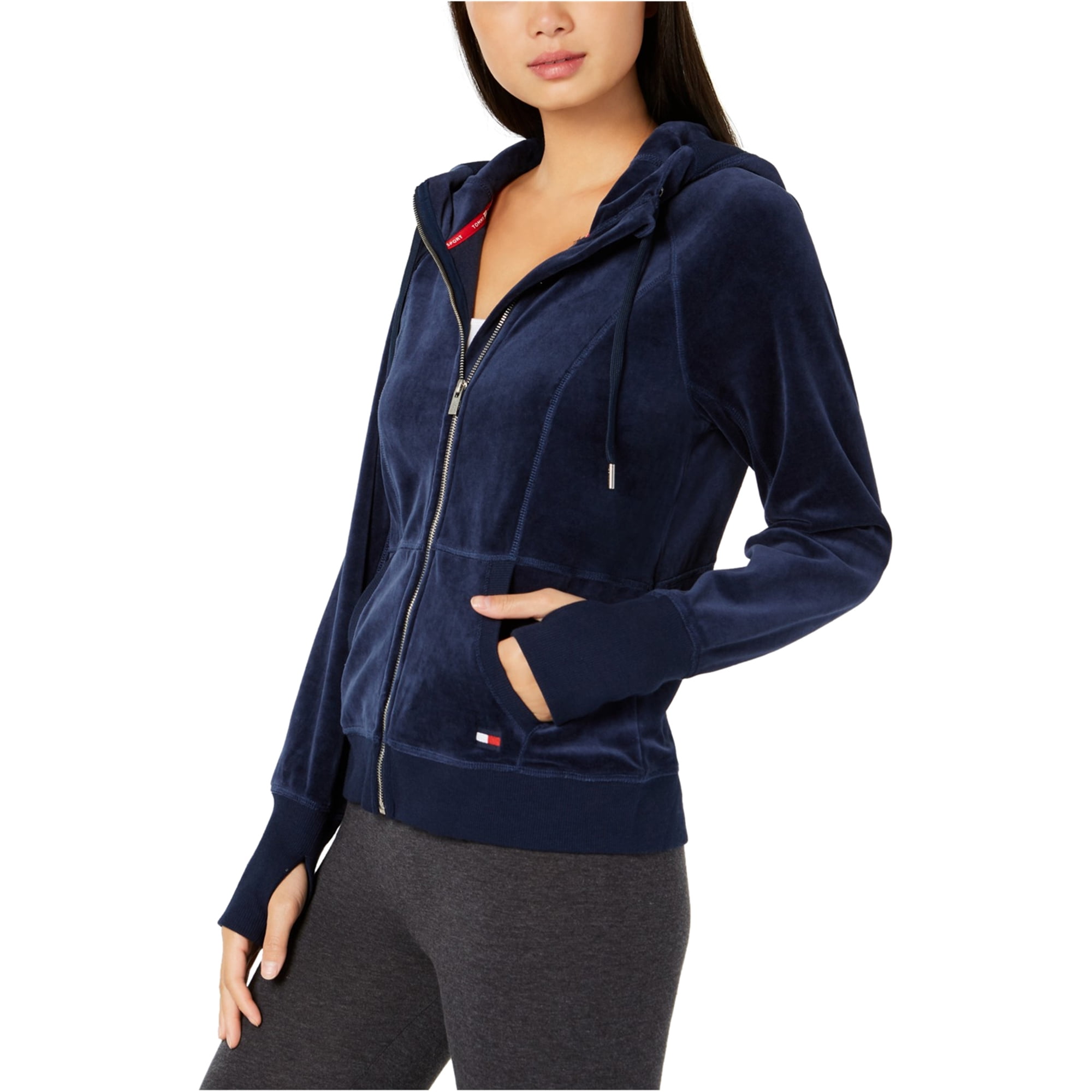 Tommy Hilfiger Sport zip Front Hooded Top