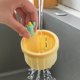 thumbnail image 3 of Cactus Shape Kitchen Sink Strainer Basket Automatic Dumping Food Waste Collector Draining Filter Net 3-Piece Set, 3 of 5