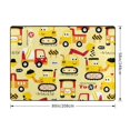 thumbnail image 2 of Area Rugs For Living Room Decor - Funny Construction Vehicles Soft Anti Slip Throw Washable Rugs 5x7 For Bedroom, Indoor Carpet For Bedroom Living Room 80x58In, 2 of 7