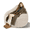 Beige, variant on Oversized Bean Bag Chair, Beanbag for Adults, Comfy Refillable Single Sofa for Living Room, Bedroom, Dorm, Gray