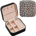 thumbnail image 2 of SKYSONIC Retro Leopard Leather Jewelry Box,Portable Mini Jewelry Case Traveling Jewelry Organizer for Rings Necklaces Bracelets Earrings, 2 of 7