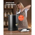 thumbnail image 4 of Wax Melter For Candle Making, 5.3 Qts, Fast And Even Heating, With Easy Pour Spout And Temperature Control, Hourglass Base For Non-Stick Smooth Flow, Wax Melting Pot For Making Candles Soaps, 4 of 10