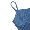 thumbnail image 5 of UDAUDU Womens 2 Piece Dress Set Spaghetti Strap Crop Top & Tiered Maxi Skirt Casual Summer Outfit Royal Blue L, 5 of 7