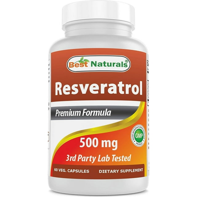 Resveratrol Best Naturals 500 mg 60 Cápsulas