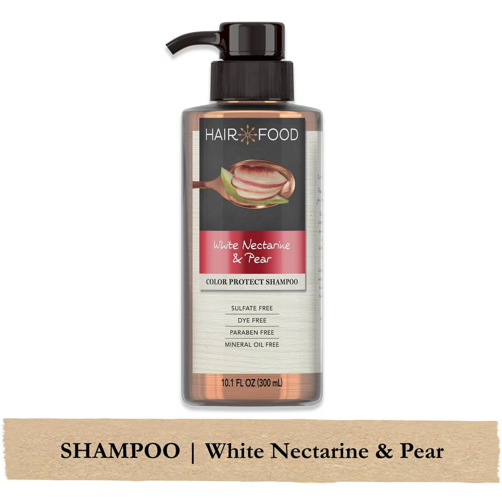 Hair Food Color Protect Shampoo, White Nectarine and Pear, 10.1 Oz