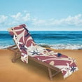 thumbnail image 7 of Blueek Beach Chair Cover 29x83in with Side Pockets Soft Microfiber Towel Portable Lounge Chair Cover for Outdoor Beach and Pool Use(C), 7 of 7