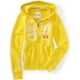 thumbnail image 1 of Aeropostale - Sudadera con capucha y cremallera para mujer Aero Ny 87, amarillo, mediano, 1 of 1