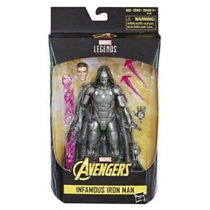 In Hand HASBRO MARVEL LEGENDS 6"Avengers INFAMOUS IRON MAN Dr Doom action figure 