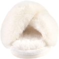 thumbnail image 2 of Pantoufles pour Femmes Douces et Moelleuses, Ouvertes, en Mousse à Mémoire de Forme, à Enfiler, Intérieur Extérieur, 2 of 9