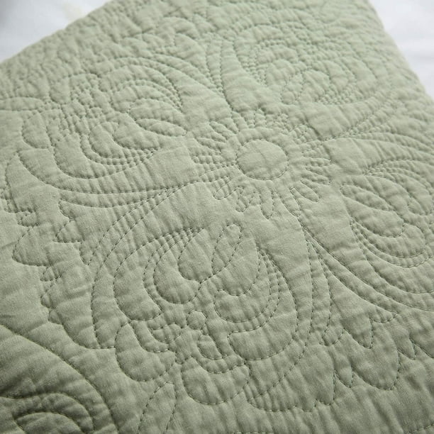 Cotton quilted cheap pillow covers