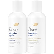 Dove Travel Essentials Shampoo and Conditioner Set  Dove Nutritive Solutions Intensive Repair for Damaged Hair, 3 Oz Ea