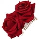 thumbnail image 3 of 5X Pinza de Pelo de Flor Rosa Diapositiva Alfiler de Bailarina de Flamenco Broche de Flores Clip de Estilo de Cabello para Senora, 3 of 9