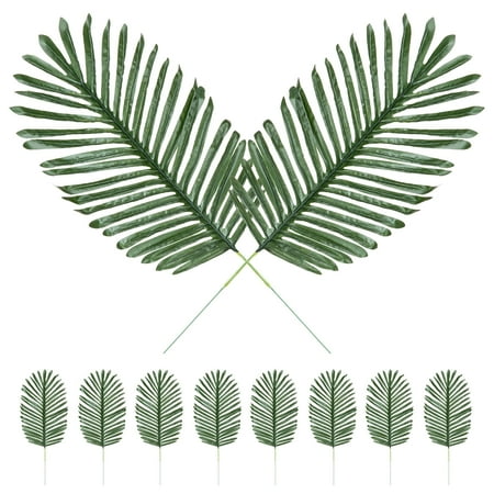 Wedding Party Tee (Best Choice Products Set of 10 23in Artificial Tropical Palm Tree Plant Leaves Decor for Home, Party, Wedding -)