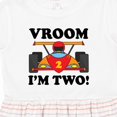 thumbnail image 4 of Inktastic 2nd Birthday Racing Car Girls Toddler Dress, 4 of 5