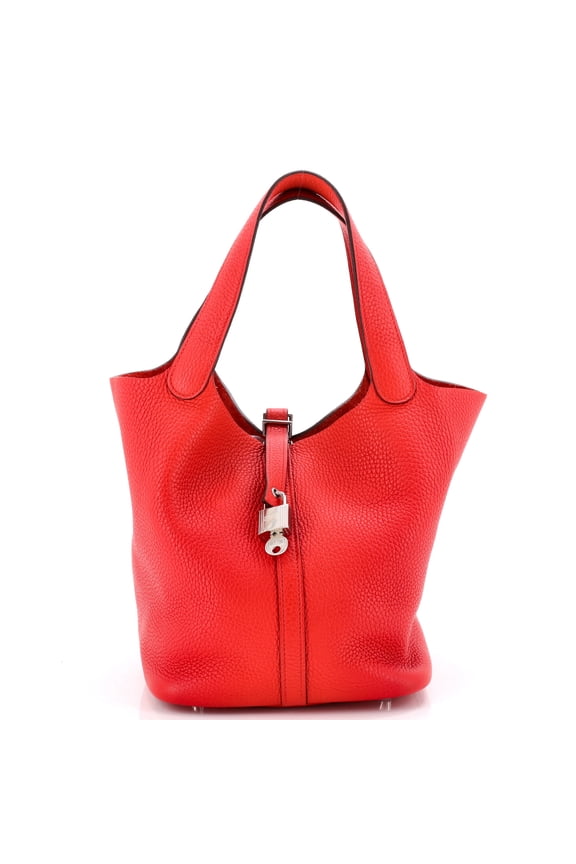 Pre-Owned Picotin Lock Bag Clemence MM By Rebag