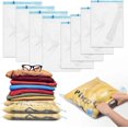 thumbnail image 1 of Bolsas de almacenamiento enrollables para viajes (8 unidades, 4 grandes de 70 x 50 cm y 4 medianas), 1 of 5