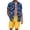 Palm Leaf Navy, variant on COOFANDY Mens Hawaiian Shirt and Shorts Set 2 Piece Vacation Outfits Floral Button Down Shirt