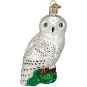 Old World Christmas Glass Blown Ornaments Great White Owl (#16079)