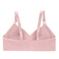 thumbnail image 4 of WZXFASHION High Support Bras For Women Adjustable Strap Full Coverage Up Bras Comfortable No Underwire Wireless Bras Bra Pink 42, 4 of 9