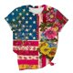 thumbnail image 5 of Haivin American Flag Shirt Women Retro USA Flag T-Shirt 4th of July Tee Shirts Patriotic Heart Graphic Short Sleeve Tops, 5 of 5