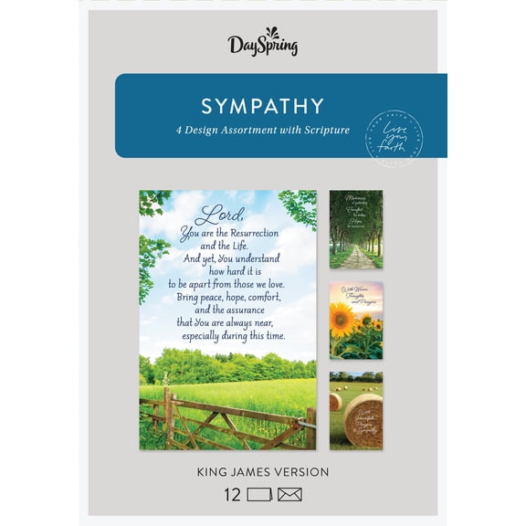 Card-Boxed-Sympathy-Rural Scenes (Box Of 12)