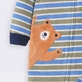 thumbnail image 6 of Kogui Infant Boy Clothes Baby One-Piece Footies Newborn Rompers Pajamas Cotton Footed Pjs for Sleep Play Boys Girls 0 3 6 9 12 18 24 Months (Blue,12-18 Months), 6 of 7