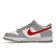 thumbnail image 2 of Nike Kid's Dunk Low White Wolf Grey University Red Shoes, from StockX, 2 of 5