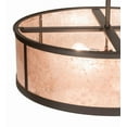 thumbnail image 4 of Meyda Tiffany 146419 Smythe Craftsman 4 Light 28" Wide Pendant - Bronze, 4 of 7