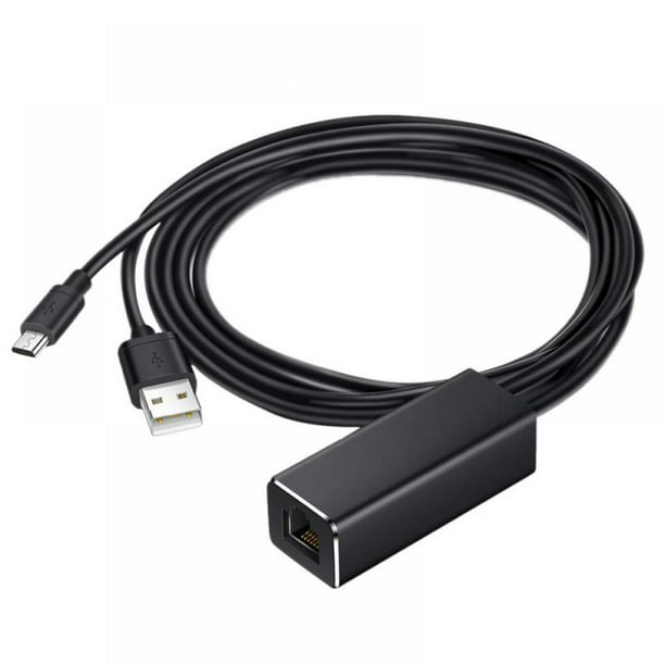 hensigt Ubevæbnet aIDS TV Stick Network Cable 10/100mbps Network Kit Micro USB RJ45 Ethernet  Adapter For Fire TV Stick For Chromecast For Google Home For Mini -  Walmart.com