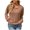 Khaki, variant on FAIWAD Womens Casual Tubic Tops Button Down Long Sleeve Shirts Loose Plus Size Tunic Tops