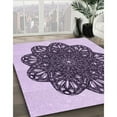thumbnail image 2 of Ahgly Company Indoor Rectangle Patterned Blossom Pink Area Rugs, 4' x 6', 2 of 6