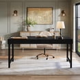 thumbnail image 7 of Tribesigns 55" Industrial Executive Desk for Home Office,Business Workstation, Small Conference Table, 7 of 7