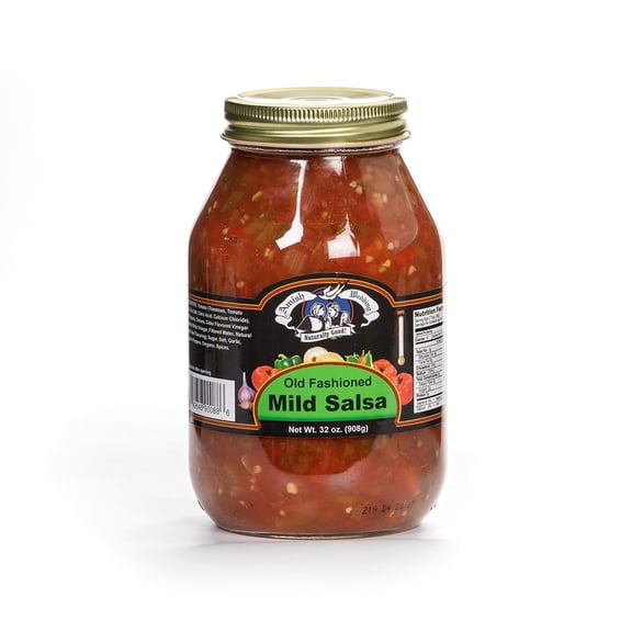 Amish Wedding Salsa, 32 ounce Glass Jar, Mild Heat