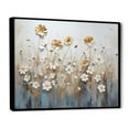thumbnail image 2 of Designart "Tranquil Scene Of Wildflowers In Full Bloom II" Wildflowers Floater Framed Wall Art Living Room, 2 of 5