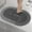 Black, variant on QianYing Diatomaceous earth bath mat Rubber Non Slip Shower mat Quick Dry Super Absorbent Bathtub mat Bath Stone Mat - Thin Bath Mats for Bathroom Floor, Tub and Fit Under Door, Oval