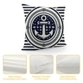 thumbnail image 4 of JRXY  Fathers Day Pillow Covers Anchor Throw Pillow Nautical Throw Pillow Throw Pillow Cover Stripe Square Pillow Case Cushion Cover for Father's Day Home Car Decorative White, 4 of 5