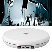 BIMZUC 10‑inch 55‑lb Electric Rotating Display Stand with Integrated LED Light – 360° Turntable for Jewelry, Watches & Product Video