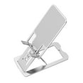thumbnail image 3 of Support pour Tablette Support de Téléphone Réglable Pliable Support de Tablette Antidérapant en Métal; Support Mobile de Bureau, Argent, 3 of 9