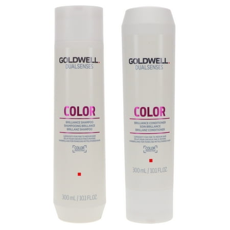 Goldwell Dualsenses Color Brilliance Shampoo 10.1 oz & Dualsenses Color Brilliance Conditioner 10.1 oz Combo Pack
