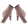 thumbnail image 1 of Guardurnaity Guantes de invierno para mujer, forro grueso, protección contra el clima frío, pantalla táctil, guantes de invierno para mujer guantes y mitones hombre caqui Talla única, 1 of 6