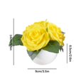 thumbnail image 2 of Artificial Rose Flowerpot Night Light Tulip Led Table Lamp For Home Bedroom Decor, 2 of 12