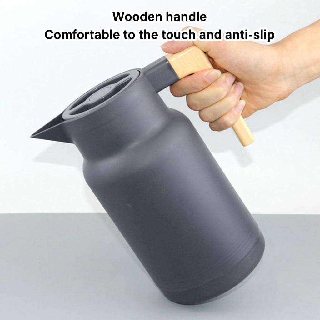 Insulated Water Bottle Heat Resistant Silver Coated Interior 1 Liter Capacity