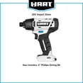 HART 20Volt Cordless Impact Driver (Battery Not Included), Gen 2