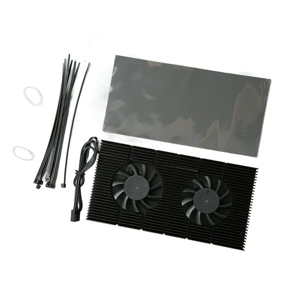 GPU Backplate Radiator Aluminum Alloy Fast Heat Sink 4 Pin Backplane Memory Cooler for RTX3090 3080 3070