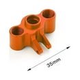 thumbnail image 3 of mmirethe RCGOFOLLOW 1/16 Aluminum Alloy Durable Steering Hub Carrier Steering Block For SLASH RC Car Part Red, 3 of 5