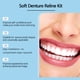 thumbnail image 3 of Dentaduras postizas de modificación de dientes, juego de rebase de silicona para dentaduras postizas profesionales, carillas unisex, dentaduras postizas suaves y cómodas, 3 of 5